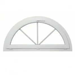 Réduction Demi lune ouvrante en PVC, 60 x 120 cm