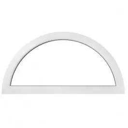 Demi lune fixe en PVC, 65 x 130 cm Quantité Limitée