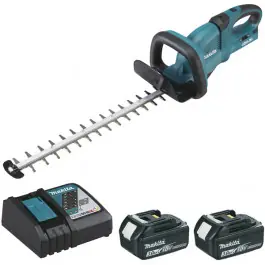Taille-haie Makita 55 cm 2 x 18V Li-Ion 2 batteries 3 Ah DUH551RF2 Remise
