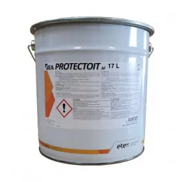 Revêtement Imperméabilisant Toitures Dalep Protectoit Gris Pot 17L Top Vente