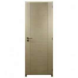 Bon Plan Bloc porte Izen bois exotique 1 panneau, 204x83 cm, poussant gauche