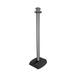 Poteau Pliant PVC H95cm + Base Lestée Viso PPC500LOG, Gris Offre Du Jour