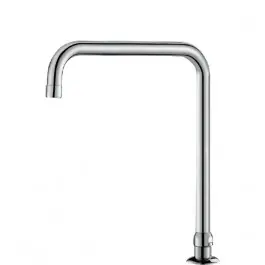 Nouvelle Collection Bec Tube sur Embase M1/2" sur Plage Orientable Delabie Laiton 1306T2