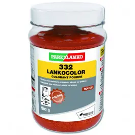 Nouvelle Collection Colorant Rouge 332 Lankocolor Mortiers Ciments ParexLanko, 900 g