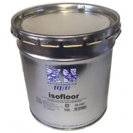 Peinture sol intérieur et extérieur Isofloor KH blanc, 15 litres Meilleure Vente