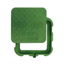 Commander Vite Regard Hydraulique Vert 50 x 50 cm Composite B125