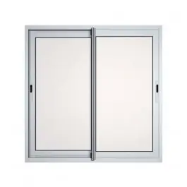 Affaire À Saisir Fenêtre Alu Coulissante à Rupture de Pont Thermique 120 x 120 cm Blanc