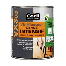Affaire À Saisir Vitrificateur Usage Intensif Cecil VX303 Incolore Mat 1L