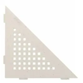 Bon Plan Etagère d‘Angle de Douche Schlüter-Shelf-E-S1 Square 210x210mm Ivoire