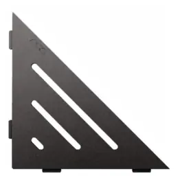 Etagère d‘Angle de Douche Schlüter-Shelf-E-S1 Wave 210x210mm Anthra Paiement Sécurisé