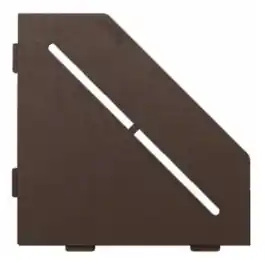 Etagère d‘Angle de Douche Schlüter-Shelf-E-S2 Pure 195x195mm Bronze Meilleur Prix