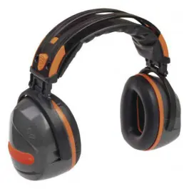 Casque Anti-bruit DeltaPlus Yas Marina Gris-Orange, Taille Ajustable Certifié