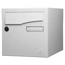 Boîte aux Lettres 2 portes Blanc Brillant, Renz Préface Vente Flash