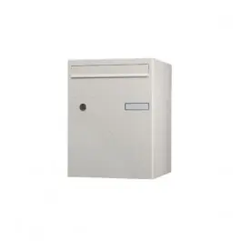 Boîte aux Lettres et Colis 1 porte Blanc, Renz Atout Satisfait Ou Remboursé