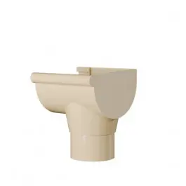 Naissance Extrémité Droite à Coller MEP Gouttière 25cm 25NDCS Sable Haute Qualité