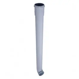 Promotion Dauphin PVC Coudé Gris pour Gouttière Nicoll diam 100, L 1 m