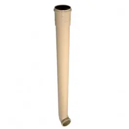 Dauphin PVC Coudé Sable pour Gouttière Nicoll diam 100, L 1 m Dernier Modèle