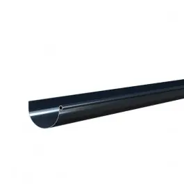 Gouttière PVC demi-ronde à coller MEP 25 cm Ref 254AN Anthracite, L 4m Prix Bas