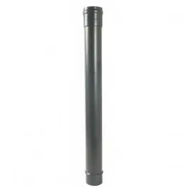 Réduction Dauphin Droit ⌀ 80 mm Anthracite pour Gouttière Nicoll, 1 m
