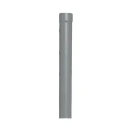 Prix Cassé Dauphin Cylindrique Droit Acier galvanisé L 1m ⌀ 100 mm, Quartz