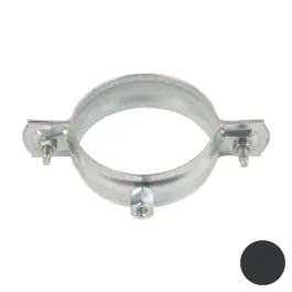 Nouveauté Collier de Descente à Embase 7/150 ⌀ 80 cm + Vis, Anthra-Zinc x 25