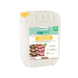 Marque Traitement sans Biocide pour Toiture, Façade et Terrasse Algi-Vert 20L