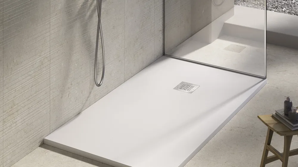 Receveur de douche ZENON LIGHT STONE NIEVE 90x140 Bon Plan