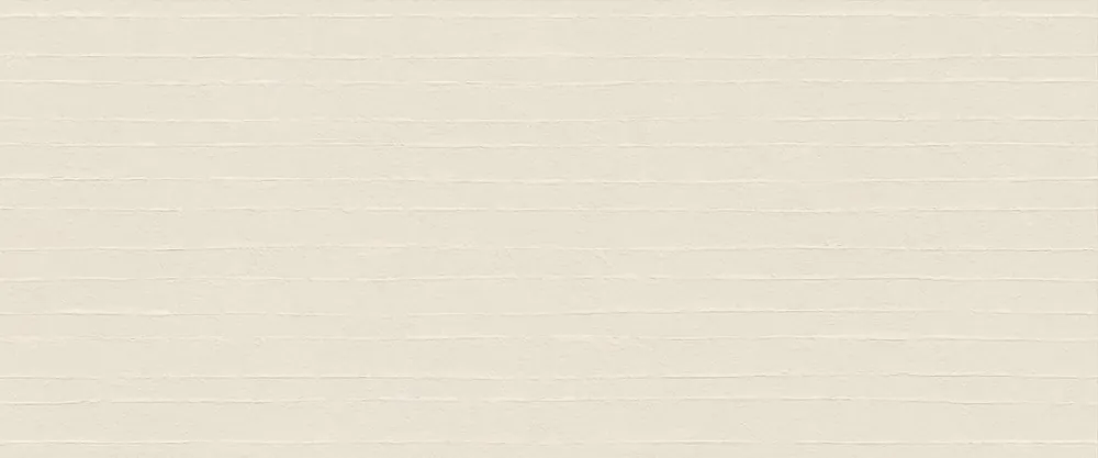 Carrelage effet Béton 3D Blanc Crème Draw 120x50x0,85 cm Mat Talvoro - Mur intérieur Must-Have