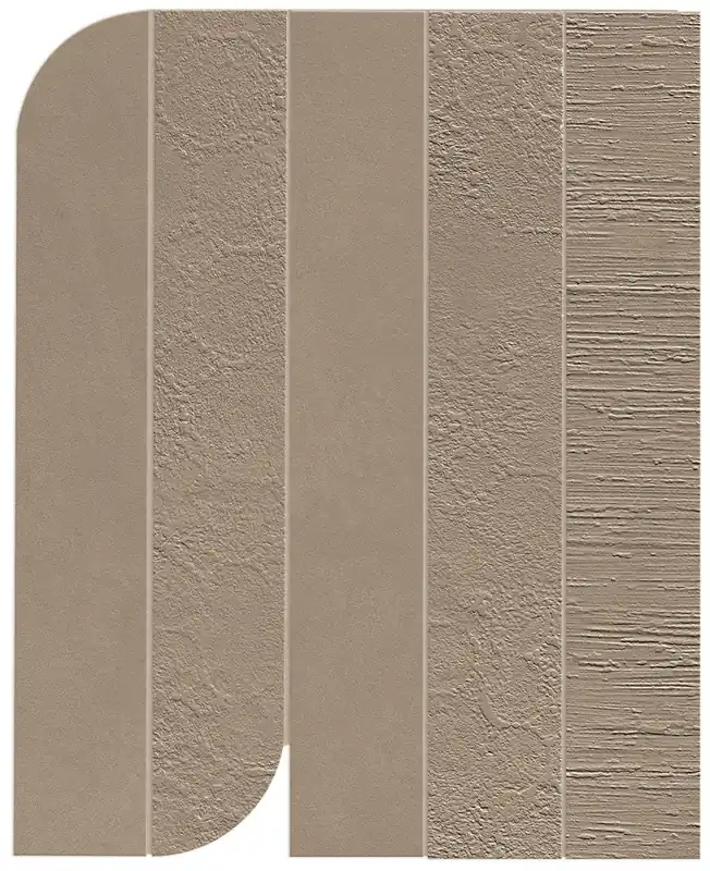Carrelage effet Béton 3D Blanc Minéral Mix 50x40,5x0,85 cm Mat Benzaro - Mur intérieur Meilleur Prix