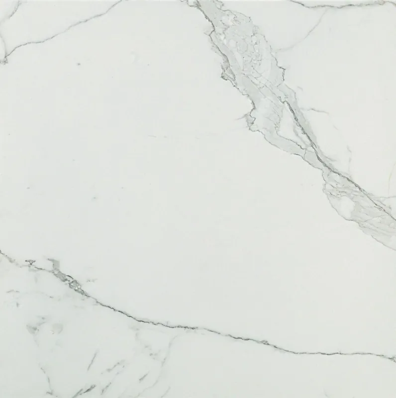Petit Prix Carrelage effet Marbre Blanc Calacatta Extra 60x60x0,9 cm Mat Clarenza - Sol et mur intérieur
