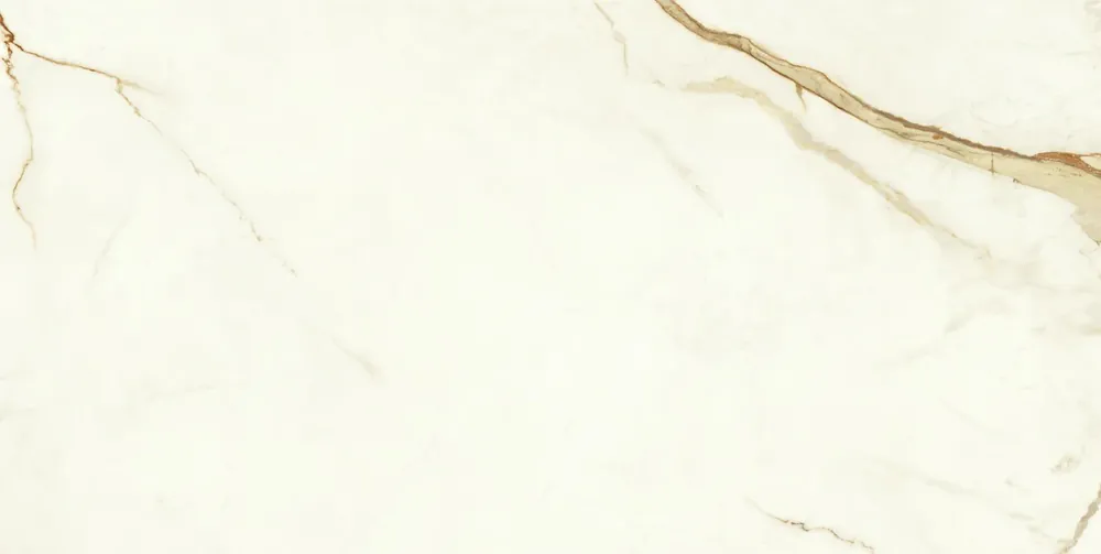 Carrelage effet Marbre Blanc Calacatta Supreme 150x75x0,9 cm Brillant Faventa - Sol et mur intérieur Expédié Aujourd'hui