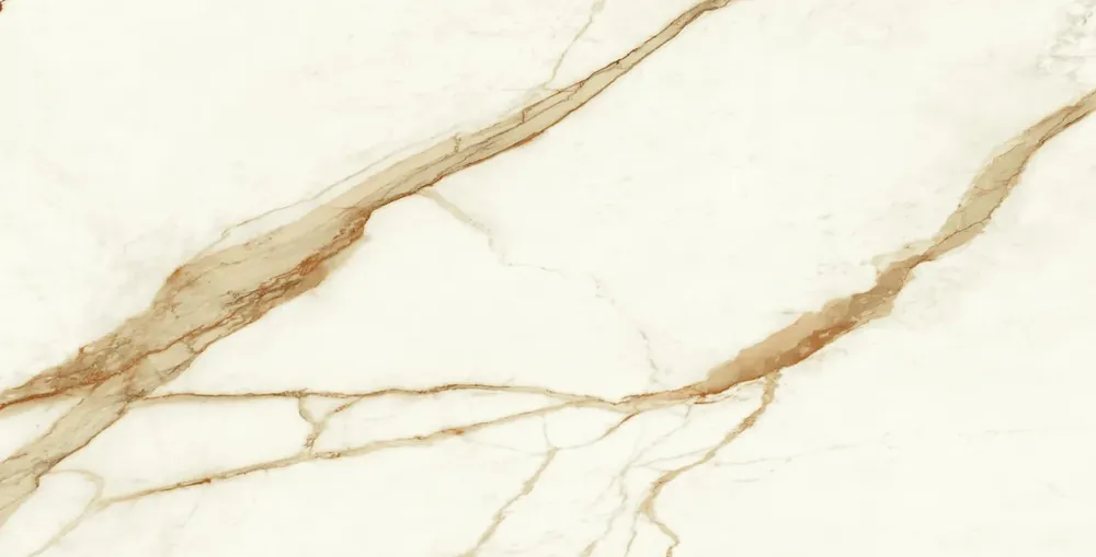 Carrelage effet Marbre Blanc Calacatta Supreme 150x75x0,9 cm Silk Faventa - Sol et mur intérieur Promotion