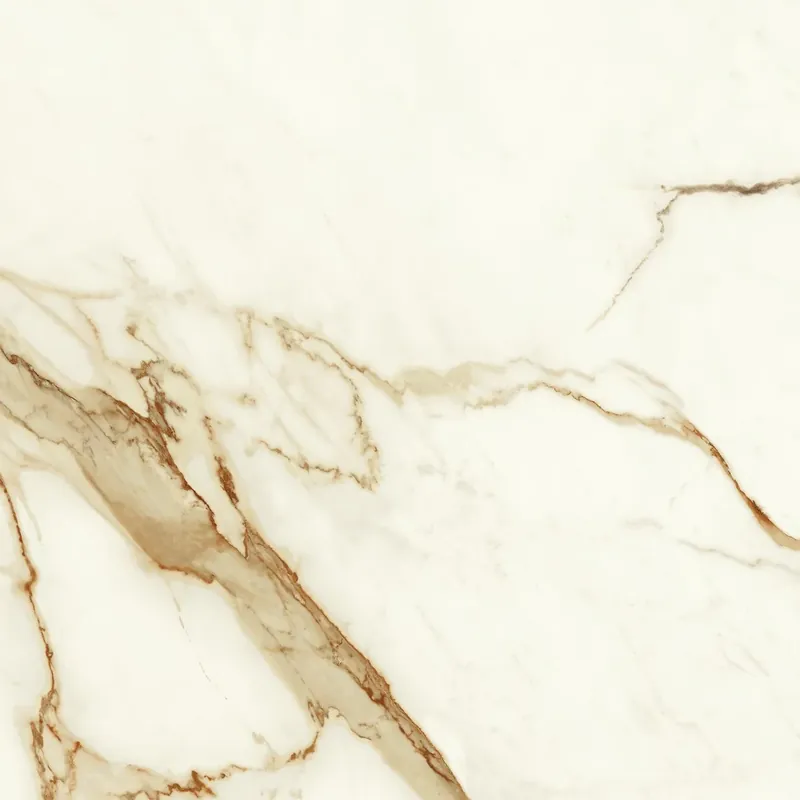 Promotion Carrelage effet Marbre Blanc Calacatta Supreme 60x60x0,9 cm Silk Faventa - Sol et mur intérieur