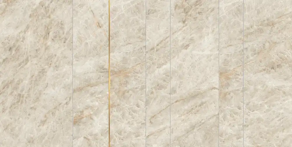 Réduction Carrelage effet Marbre Blanc Impérial Ridge 118,2x59,5x0,9 cm Velours Sorvella - Mur intérieur