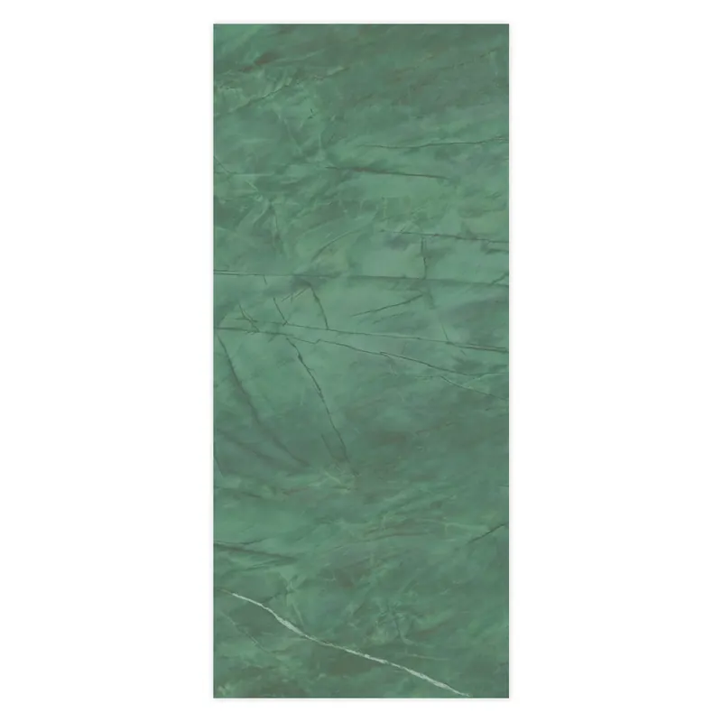 Carrelage effet Marbre Vert Smeraldo 278x120x0,6 cm Brillant Florenza - Mur intérieur Offre Du Jour
