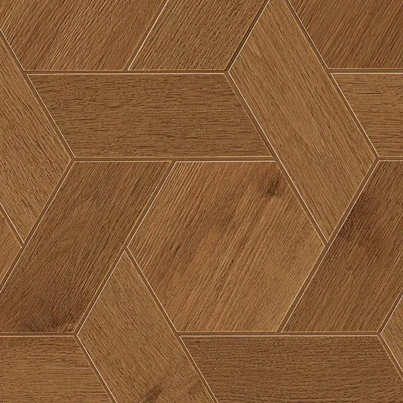 Petit Prix Carrelage effet Parquet Bois Chêne Cognac Mix 40x34,6x0,95 cm Mat Lorenta - Sol et mur intérieur