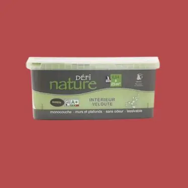Bon Marché Peinture végétale teintée d‘origine naturelle - Défi Nature - Rouge fraise