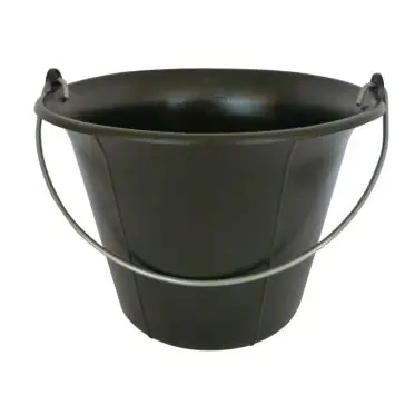 Seau plastique noir 11 L anse 5,3 mm Super Prix
