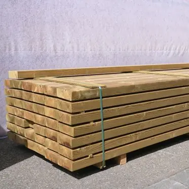 Solive pin classe 4 verte - Rabotée Angles Arrondis - 70x220x4800mm Vente Directe