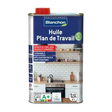 Achat Immédiat Huile biosourcée pour plan de travail en bois - Blanchon