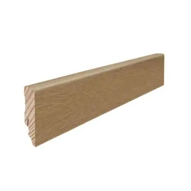 Plinthe Parquet HARO à Emboîter 16x58 mm 2,2 m Plaquée Chêne Gris Sable Huilée Prix Cassé