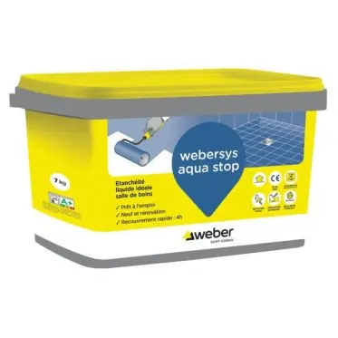 Webersys aqua stop 7 à 8m² - mur/sol Solde